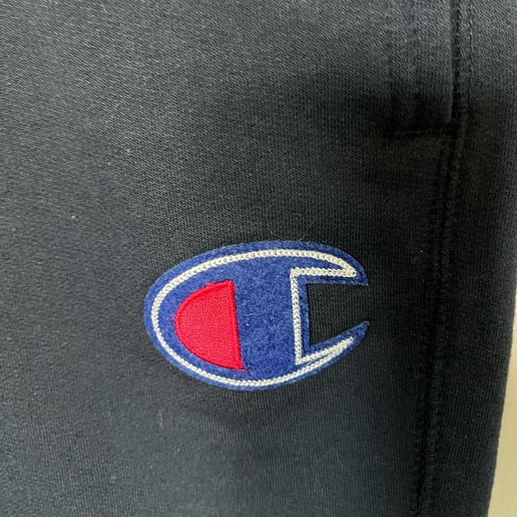 Champion Navy Blue Drawstring Fleece Joggers - Picture 4 of 8